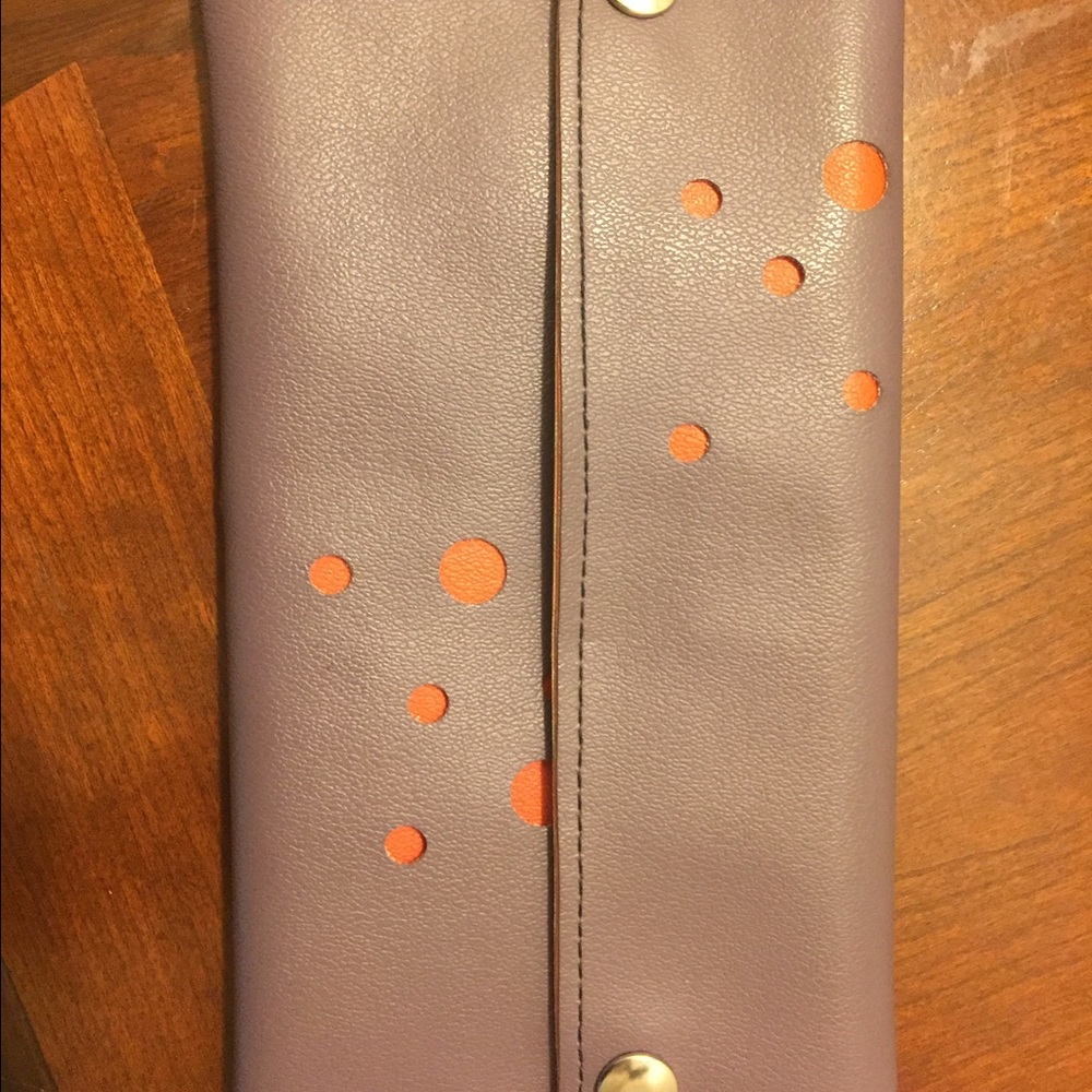 Holly Aiken Purple and Orange Wallet