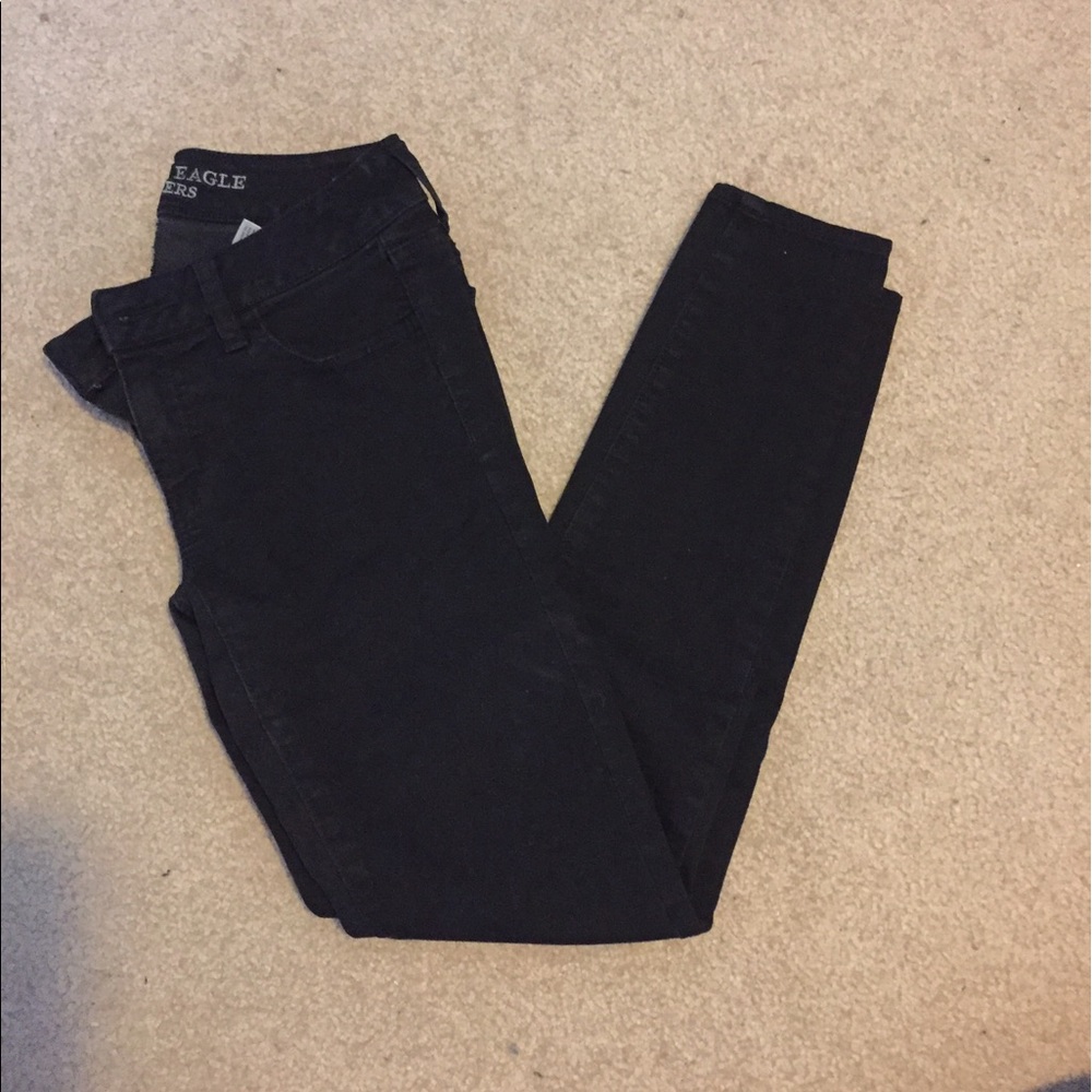 Black jeggings size 2 SHORT