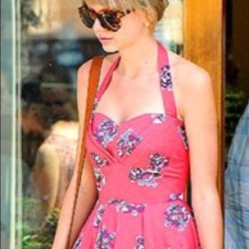 Anthropologie Akebono Halter Dress