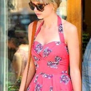 Anthropologie Akebono Halter Dress