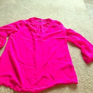 Neon pink top