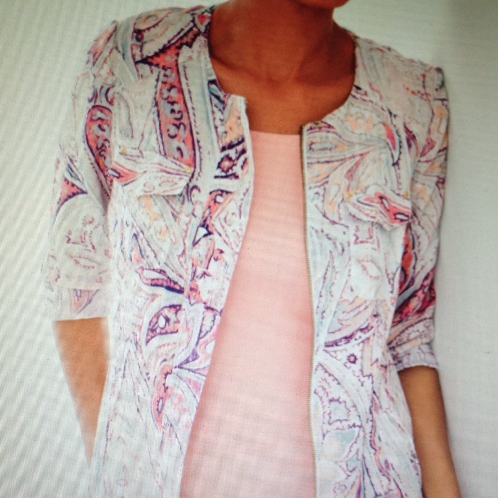 Chico’s jacket size 1 or 8 regular - Picture 3 of 7
