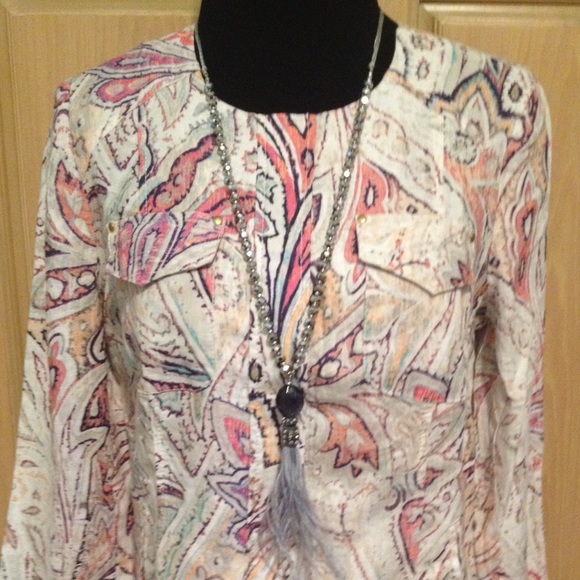 Chico’s jacket size 1 or 8 regular - Picture 4 of 7