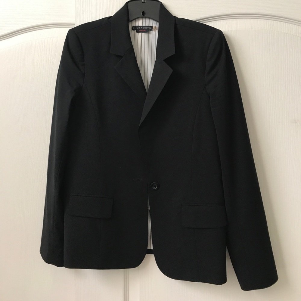 Alice + Olivia Black Blazer