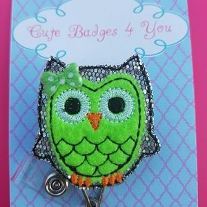 Owl Badge Reel