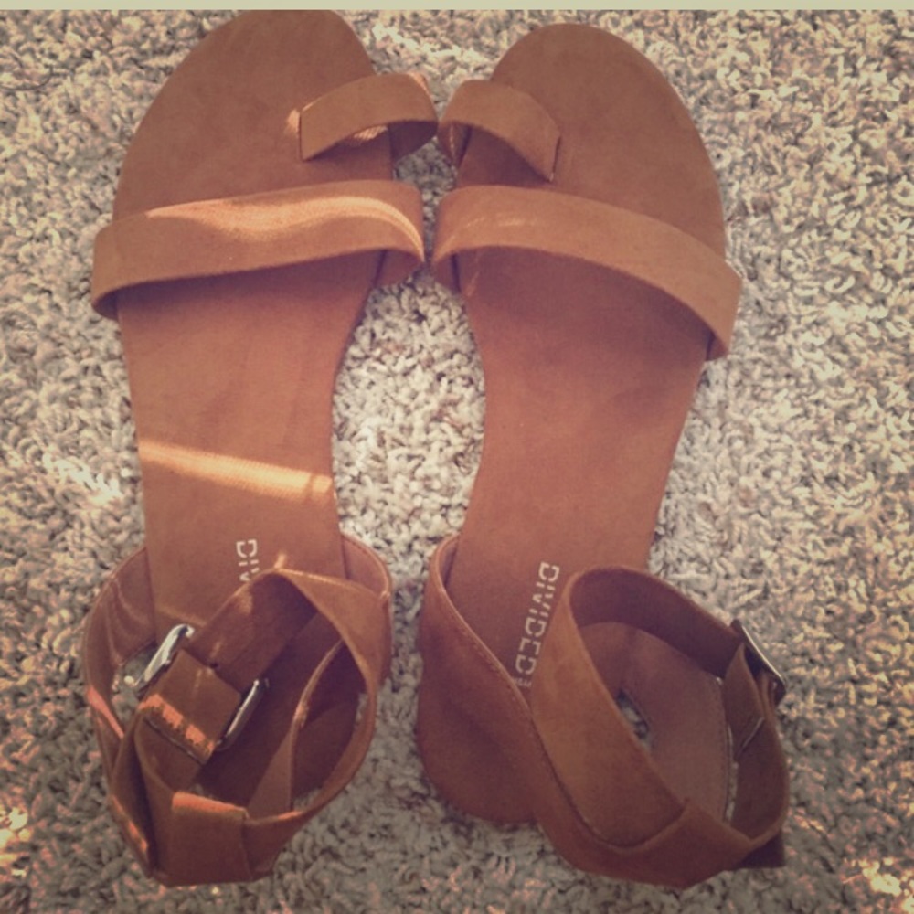 H&M Faux Suede Sandals