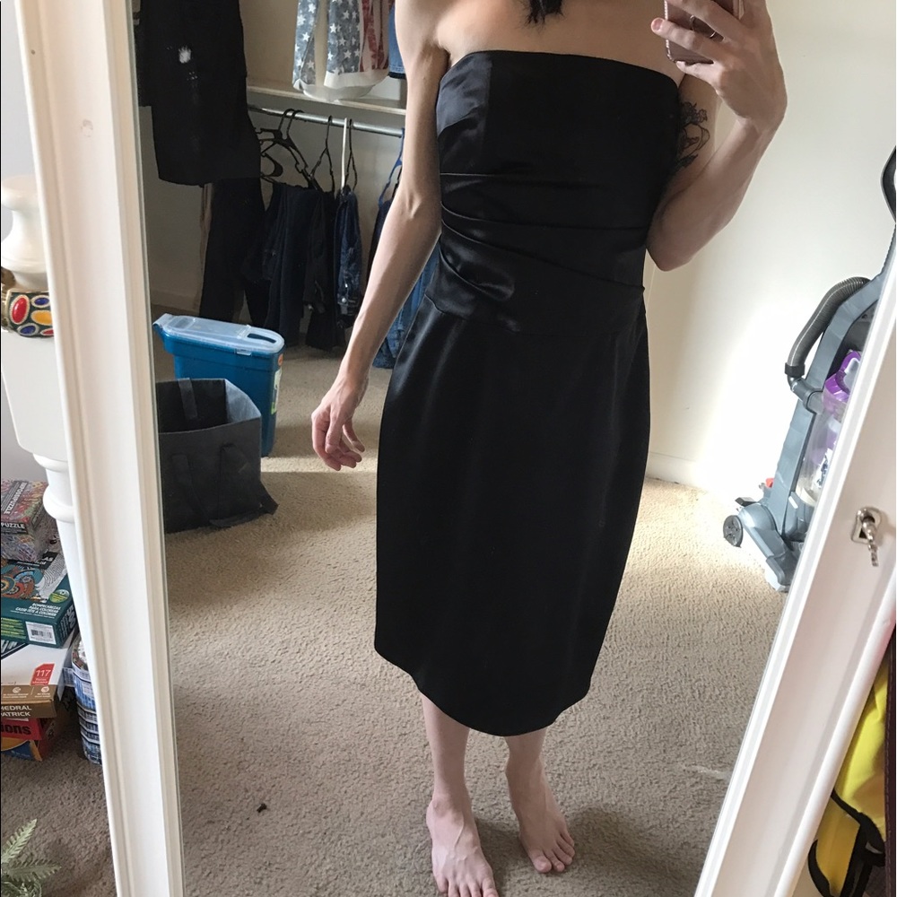 Strapless Black Dress
