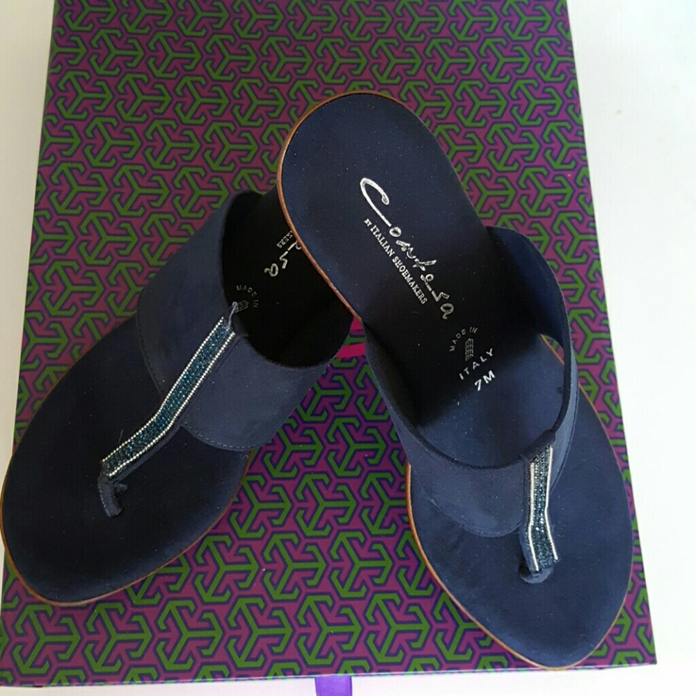 Glittery Thong Sandal