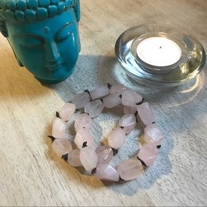 Rose quartz bangles