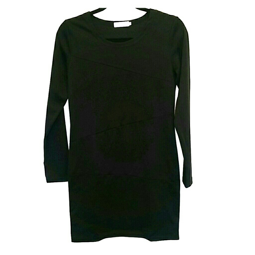 Long sleeved sweater dress