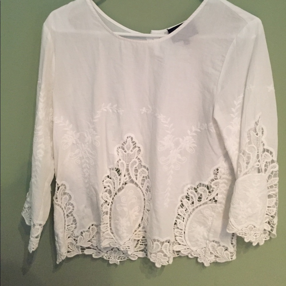 Cynthia Rowley White Blouse