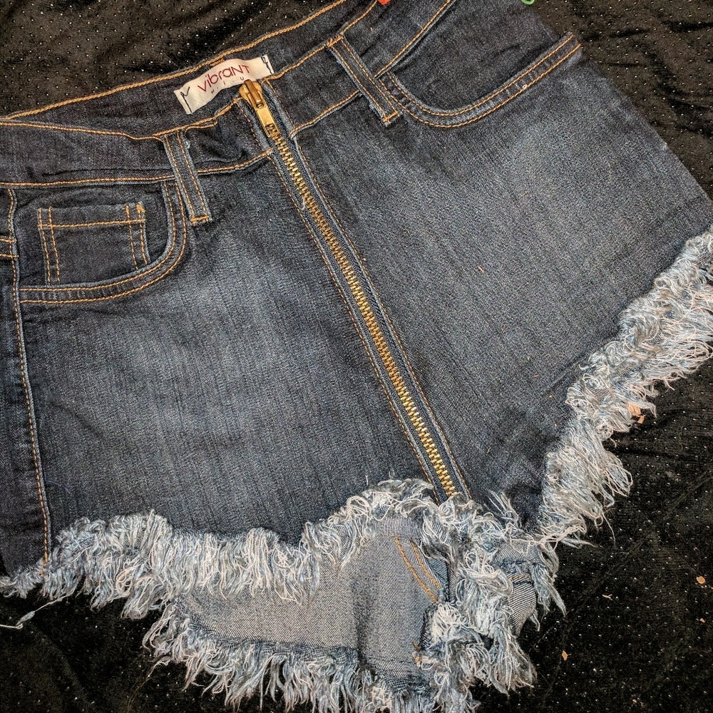 VIBRANT Denim Shorts