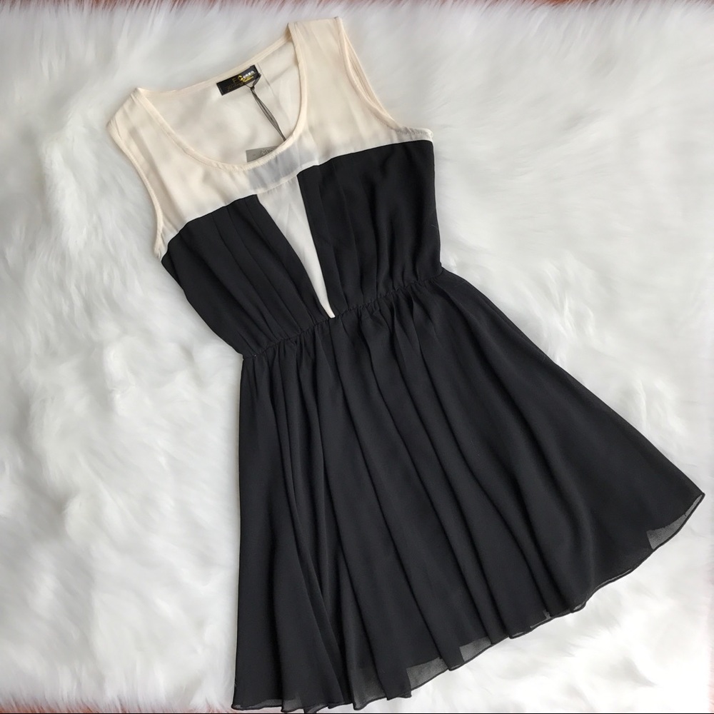 Black and White Dress