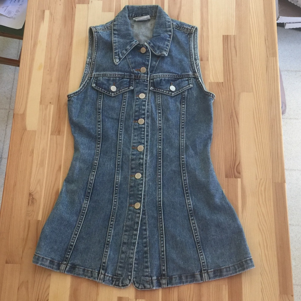 Vintage Contempo Casuals 90's Denim Mini Dress