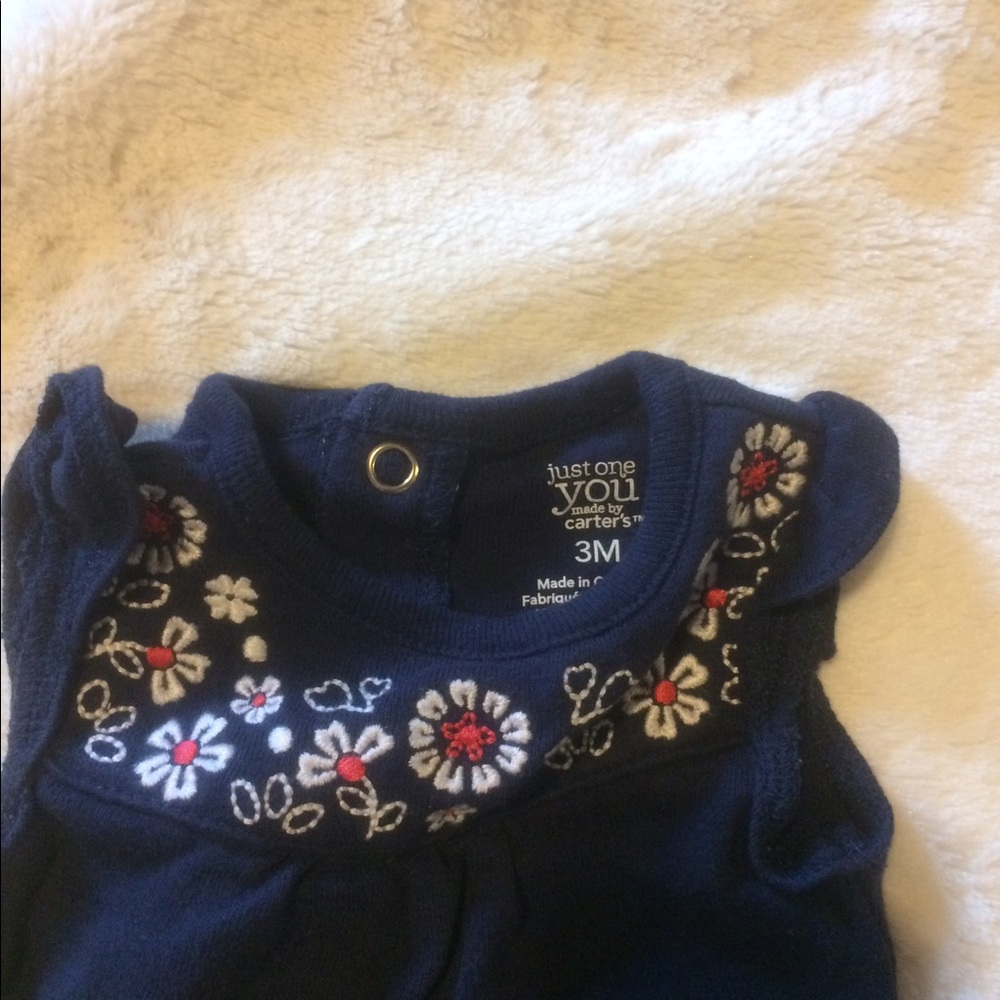 Bundle summer navy blue and white girls outfits - Picture 2 of 7