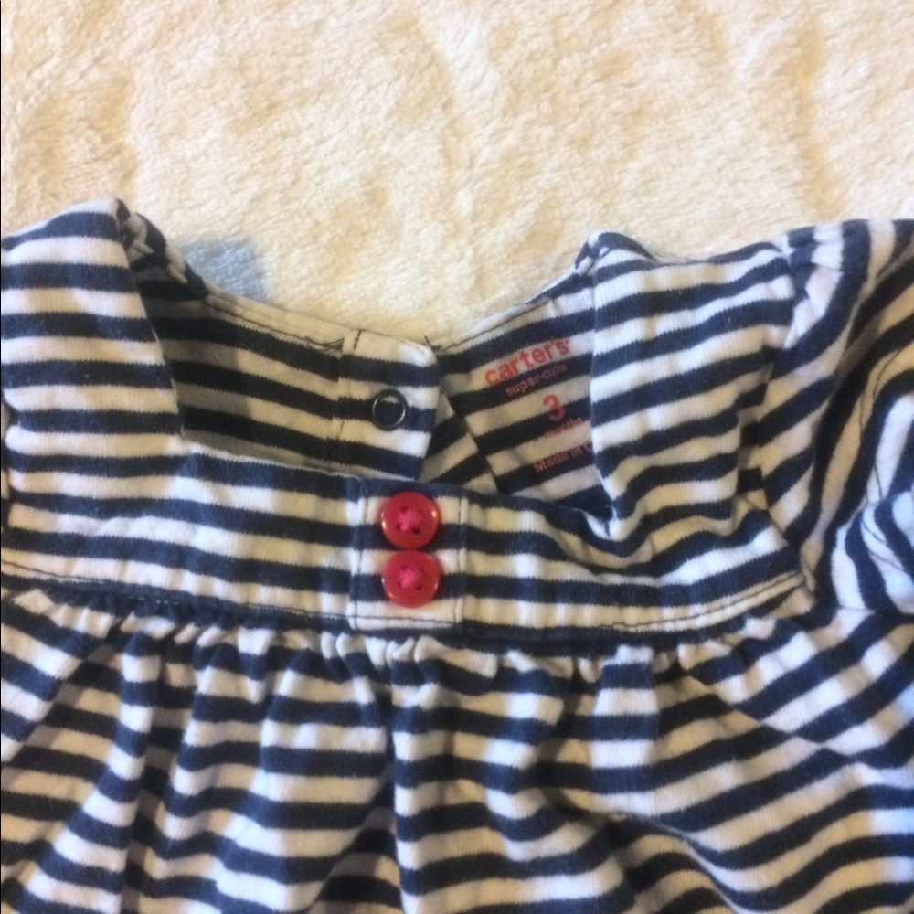 Bundle summer navy blue and white girls outfits - Picture 5 of 7
