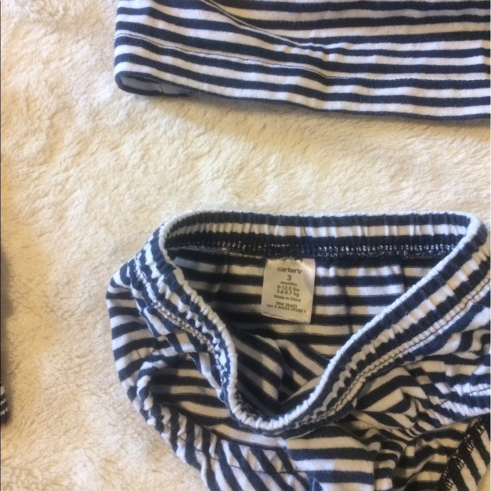 Bundle summer navy blue and white girls outfits - Picture 7 of 7