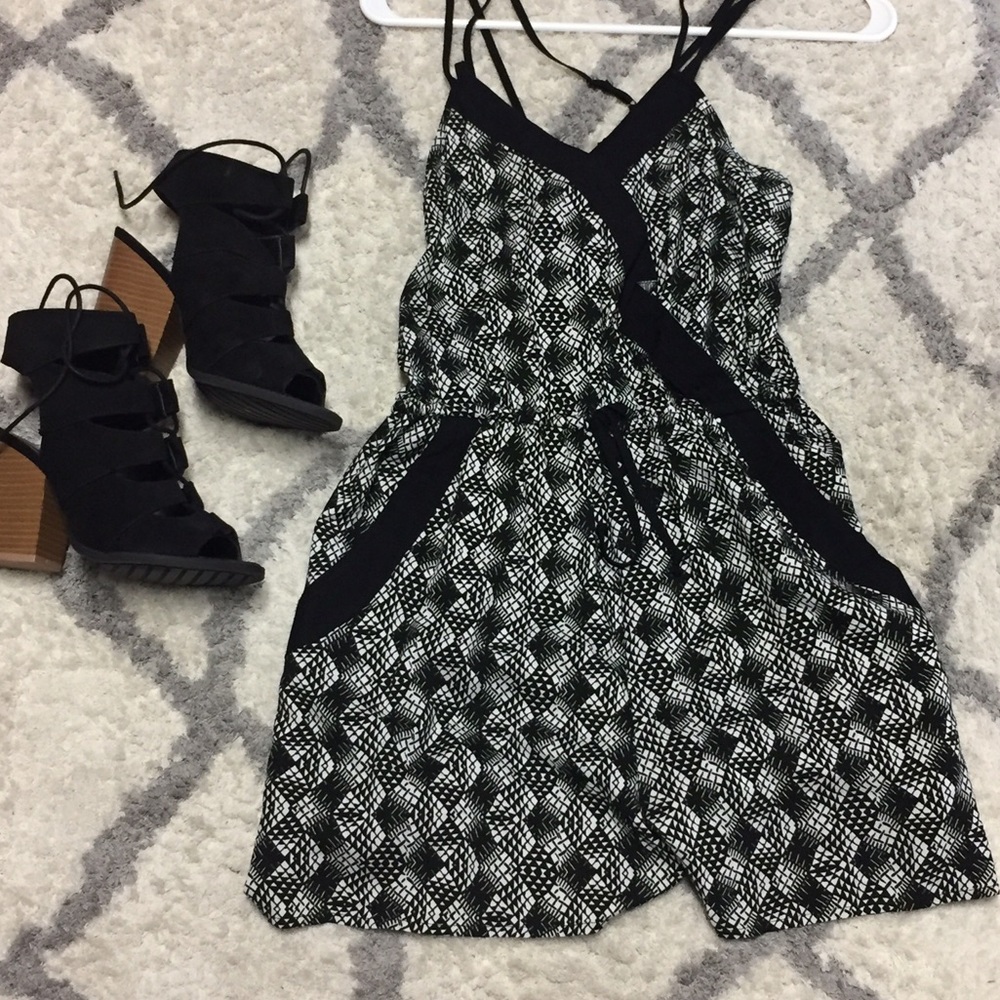 New With Tags black and white romper- size small