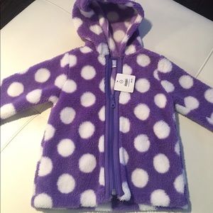 Girls fleece zip up