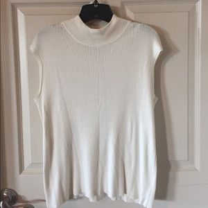 Coldwater Creek mock neck shell