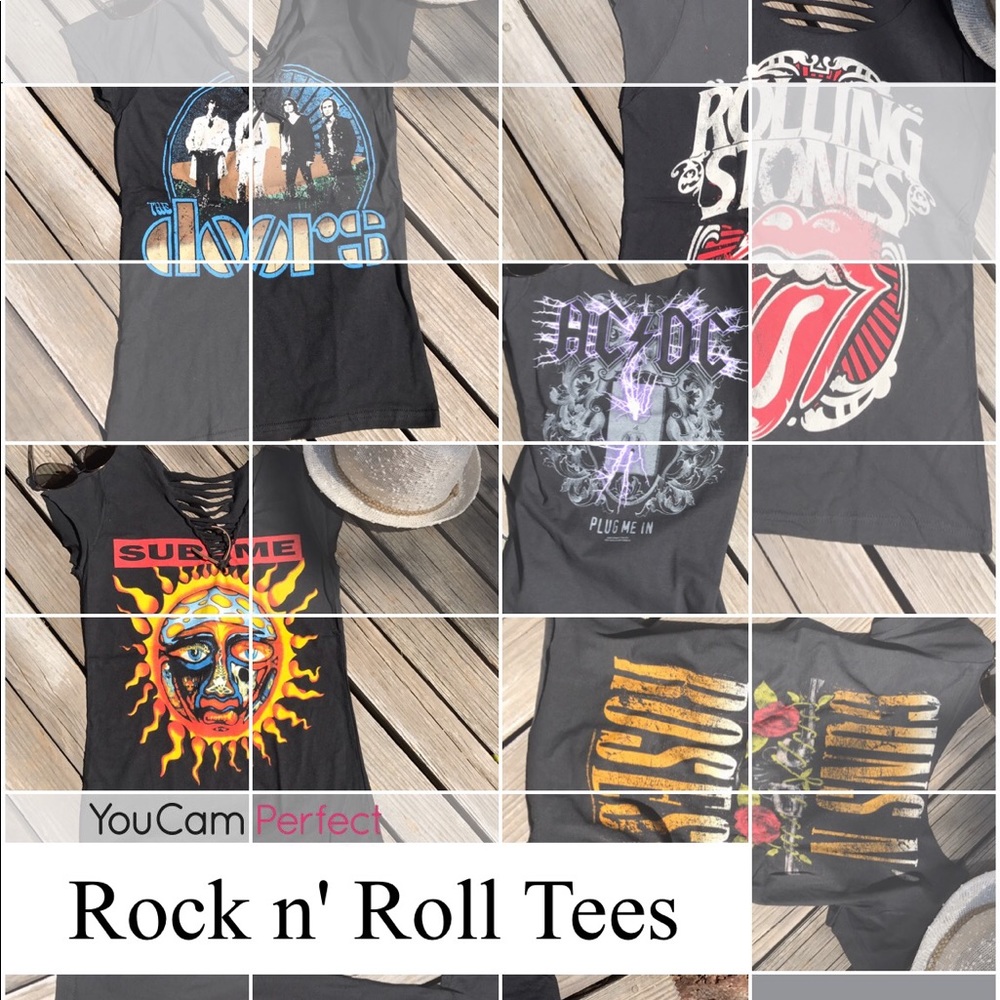 Custom Cut Rock n' Roll Tees