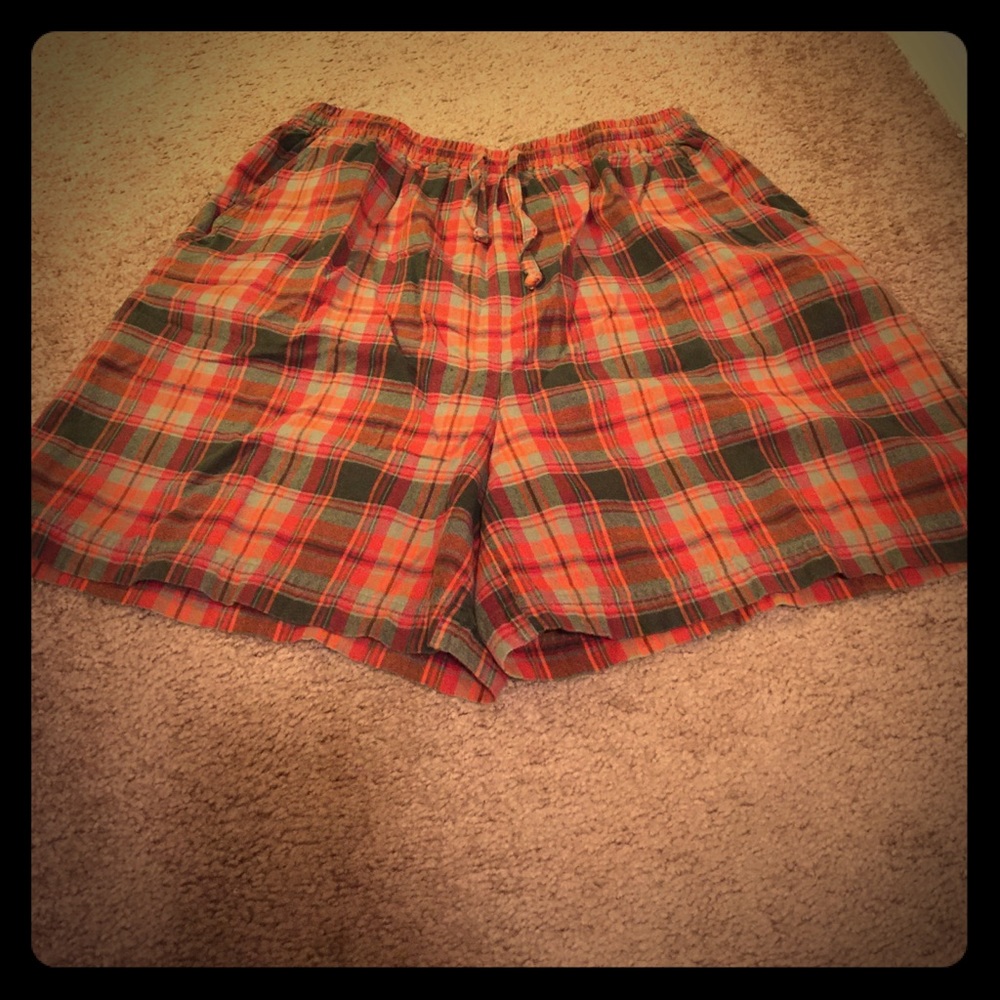 🍄MOUNTAIN LAKES🍄 plaid shorts size PXL