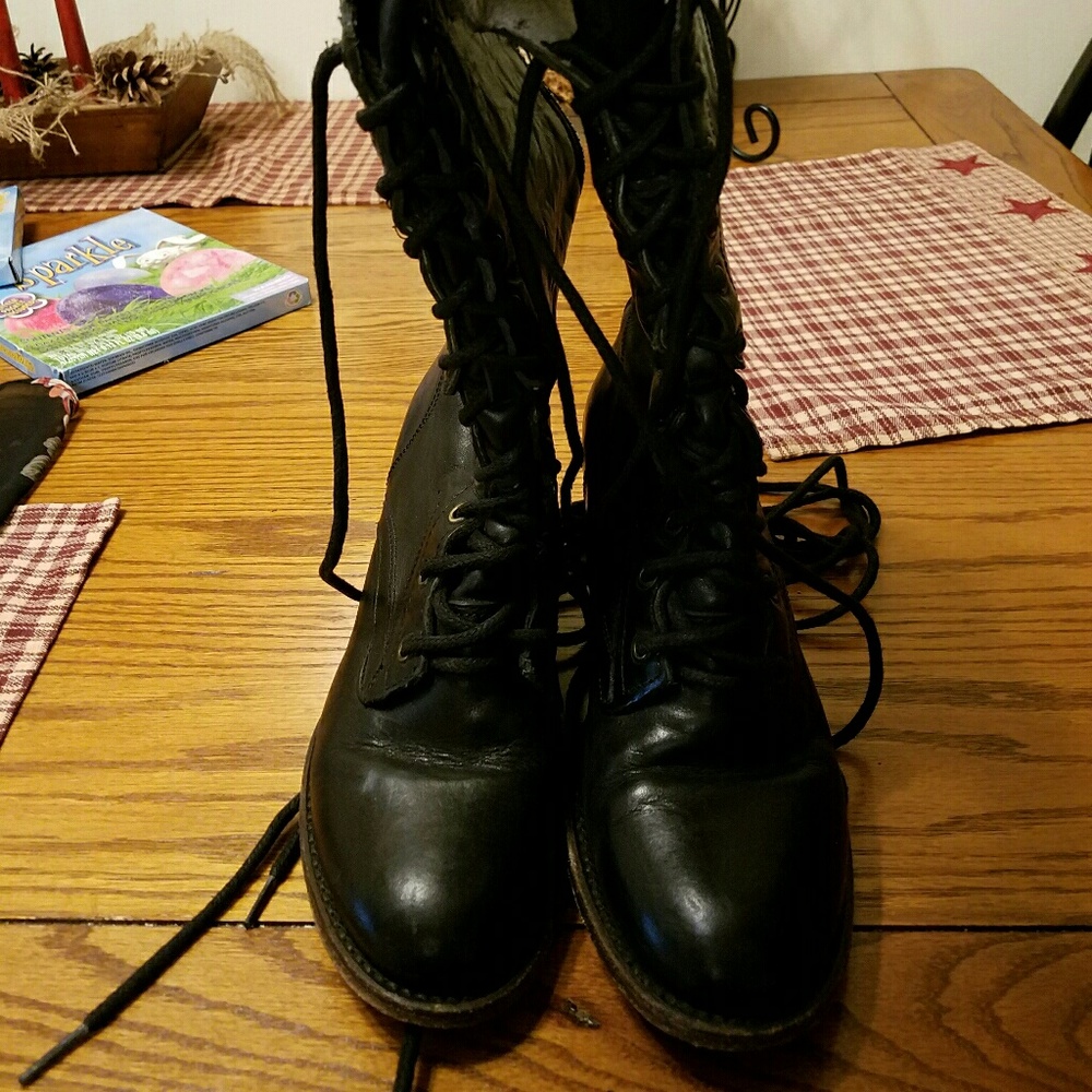 Freebird by Steve Madden Granny Boot in Black