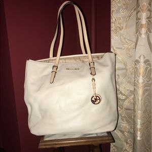Brand new MK cream tote.