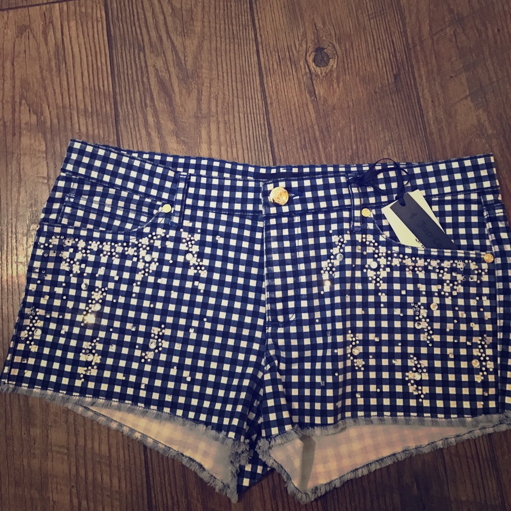 Juicy Couture mini gingham daisy dukes