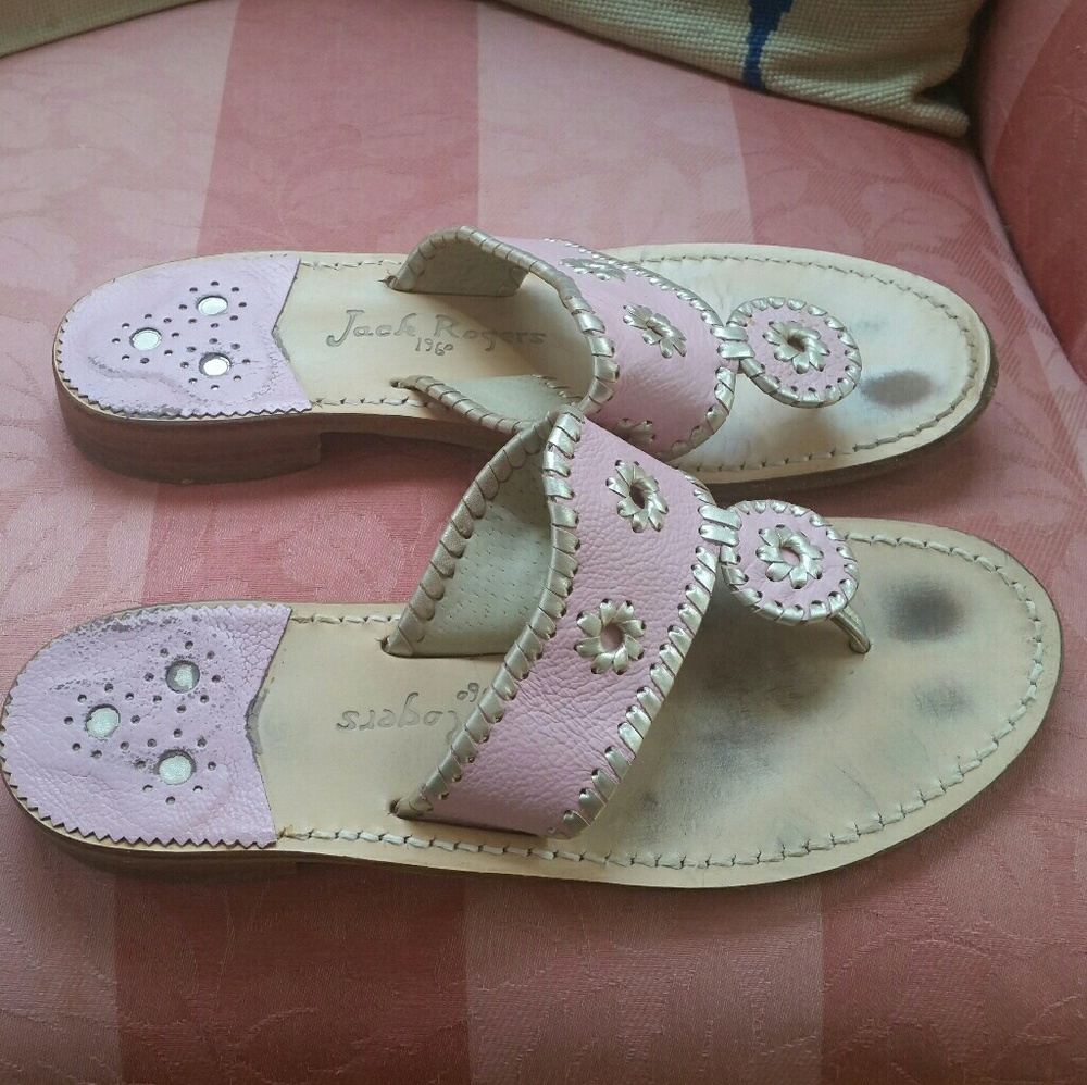 Jack Rogers Light Pink Sandals Size 8.5
