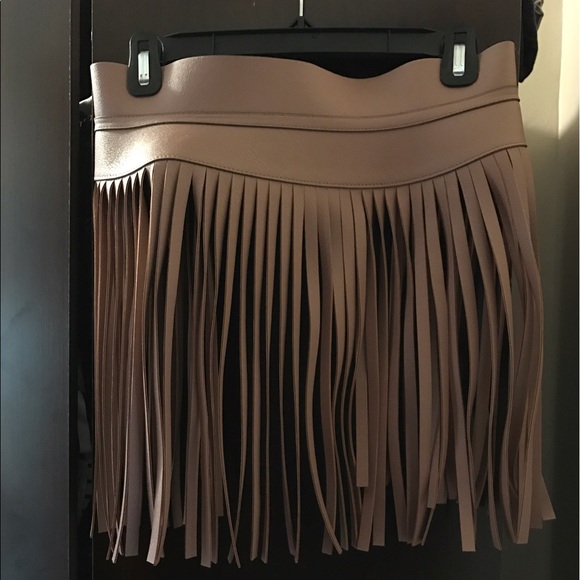 BCBG Fringe Contour Belt