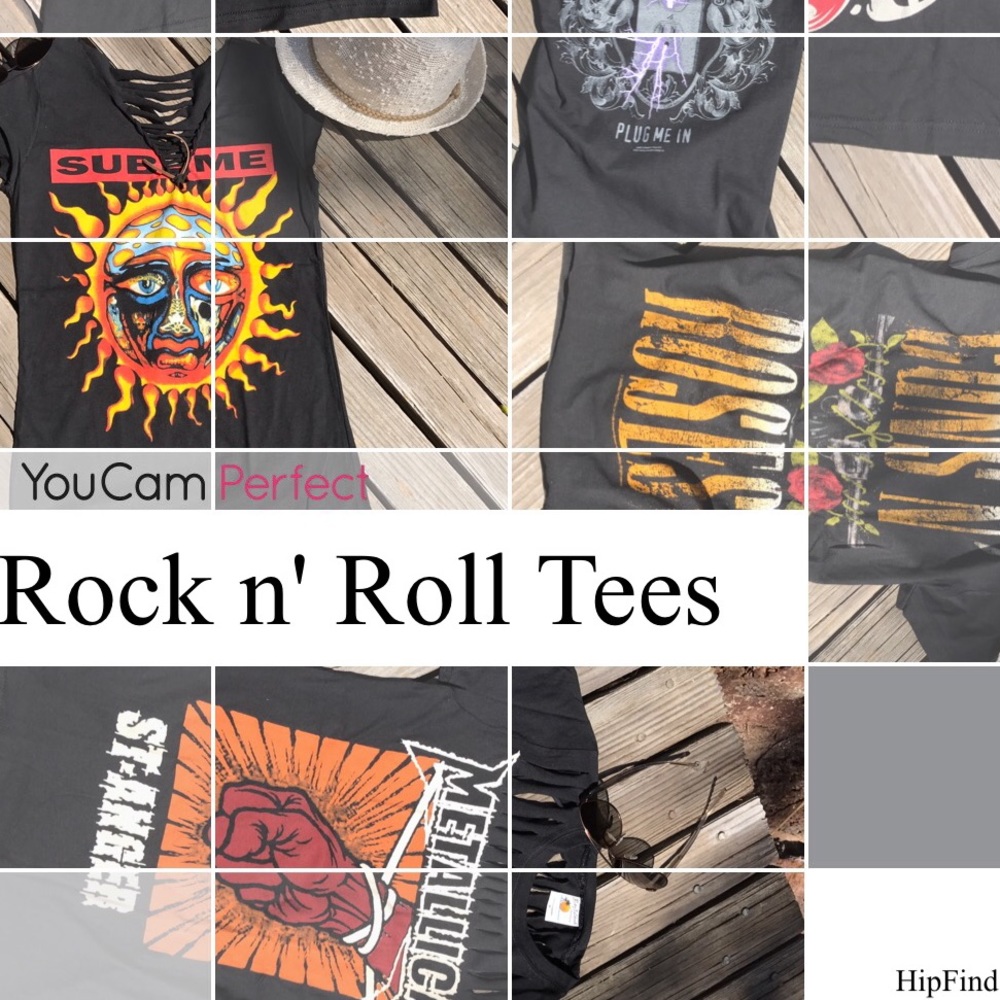 Custom Cut Rock n' Roll Tees
