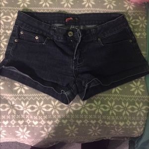 Denim shorts