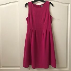 Pink Fit and Flare Dress