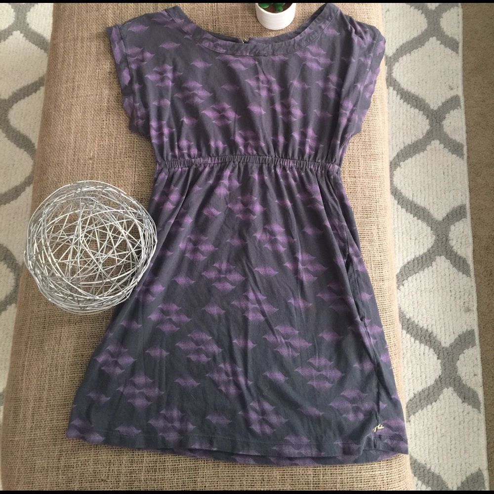 Rusty Gray and Purple dress