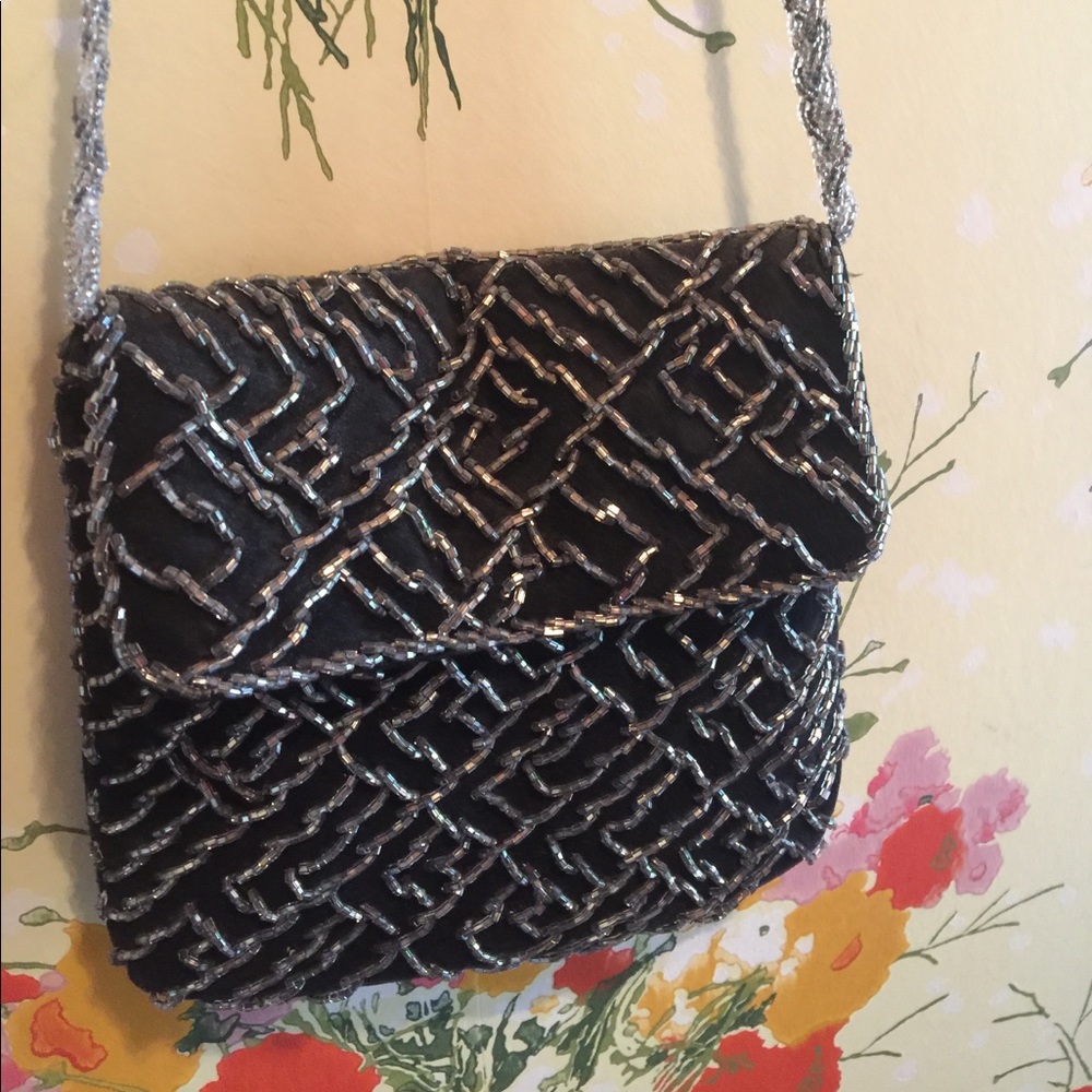 Small beaded evening wear purse