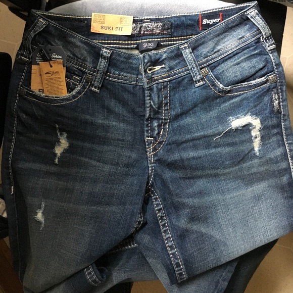 NWT Suki W28 L33 mid / boot jeans - Picture 2 of 4