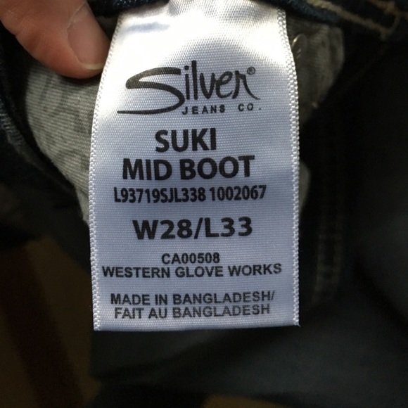 NWT Suki W28 L33 mid / boot jeans - Picture 3 of 4