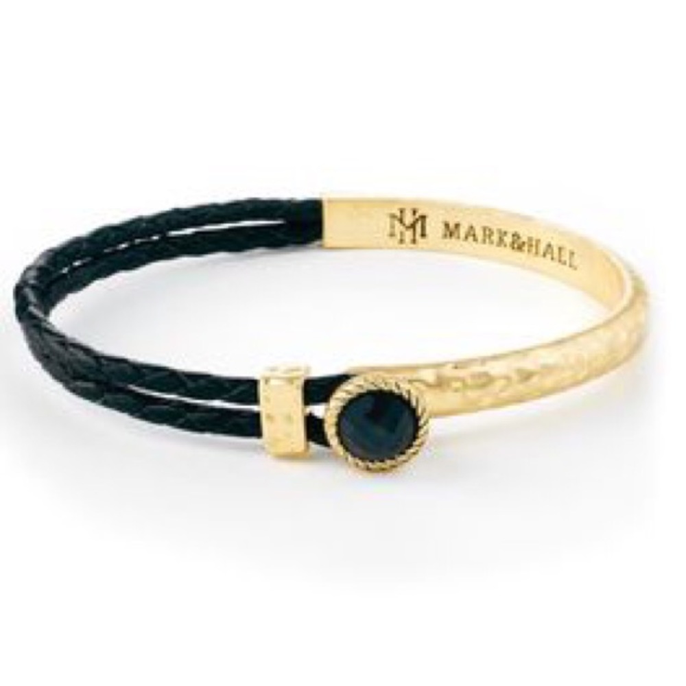 Mark & Hall Braided Leather Bangle