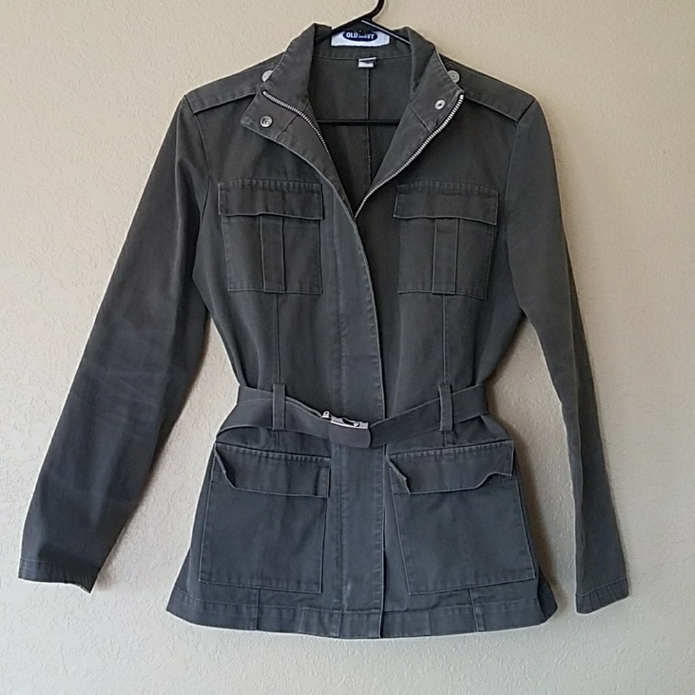 Military Style Army Green Jacket