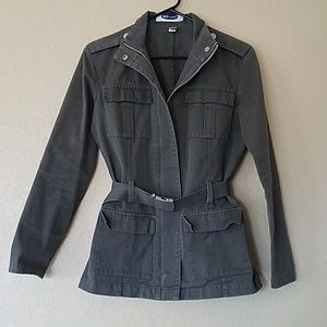 Military Style Army Green Jacket