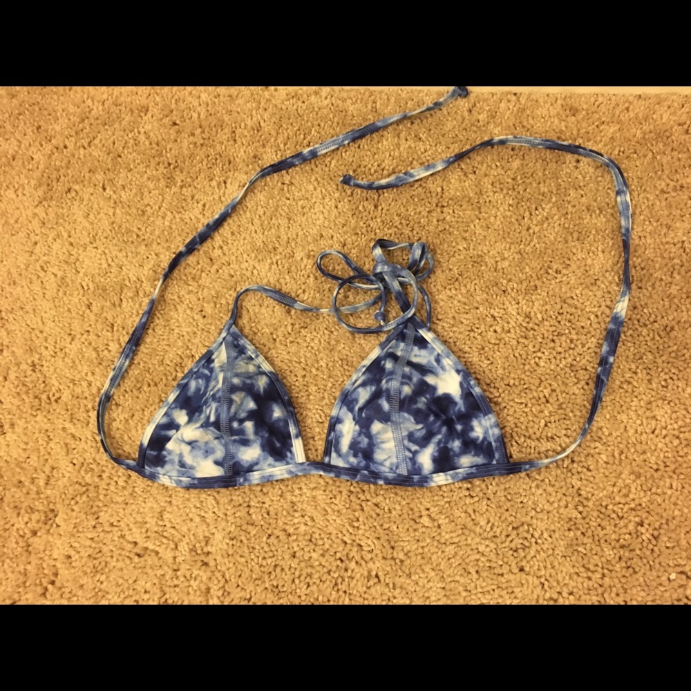 PINK Victoria Secret Tye Dye Triangle bikini top