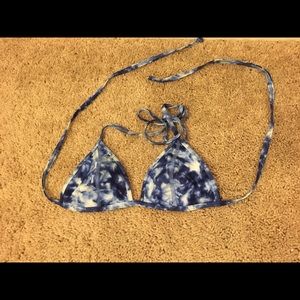 PINK Victoria Secret Tye Dye Triangle bikini top