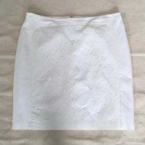 Never Worn White Worthington Skirt 18w with lace