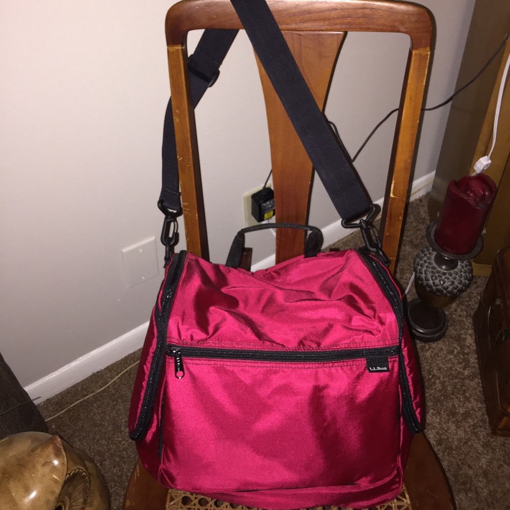 🌺LL BEAN🌺 hanging toiletries travel bag