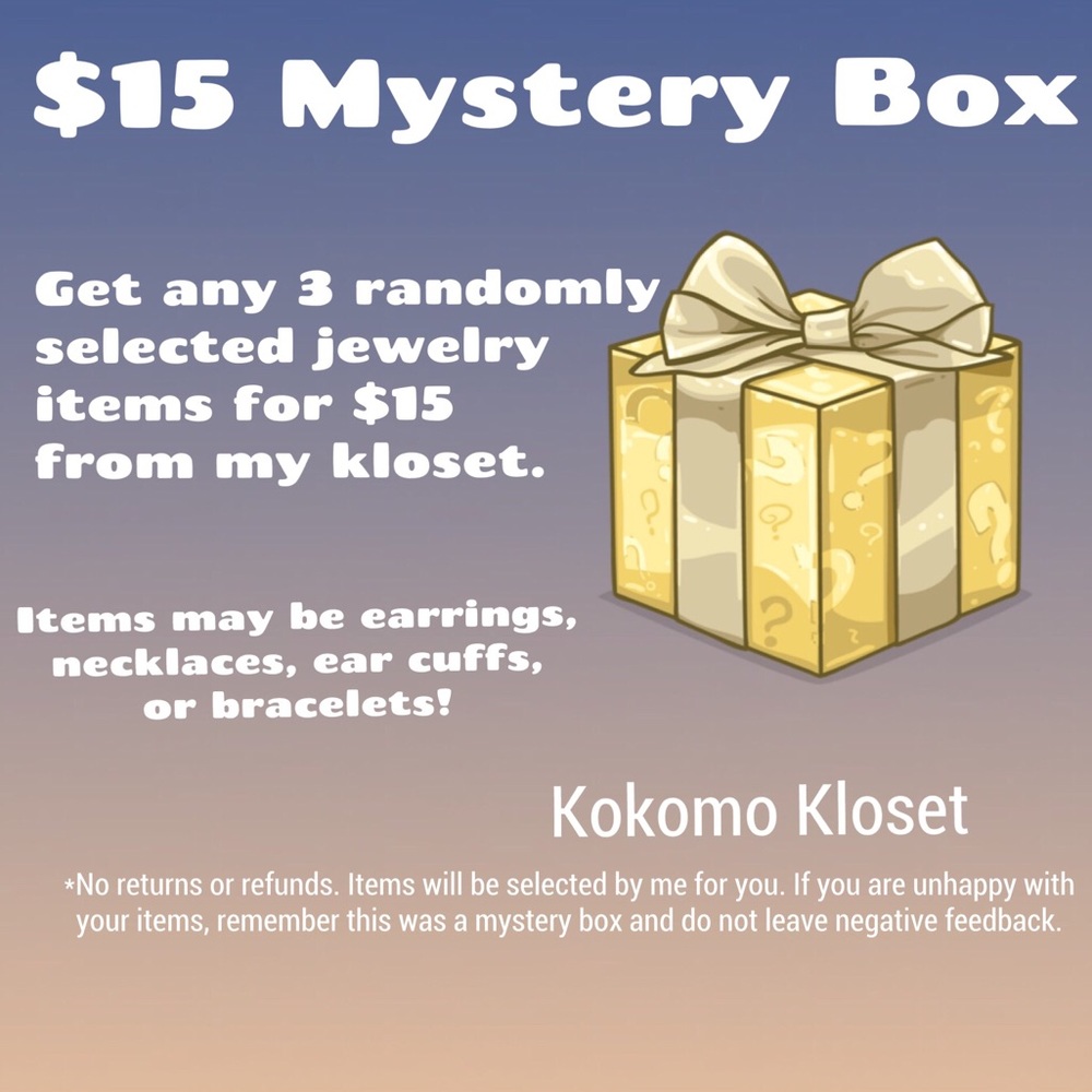 $15 Mystery Jewelry Box! All New with Tags & Pouch