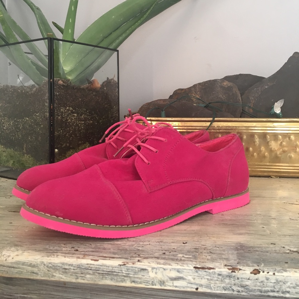 Brand new 2 tone hot pink loafers women's size 11