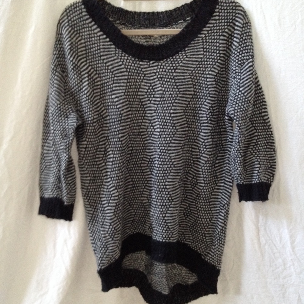 Black and white urban outfitters sweater