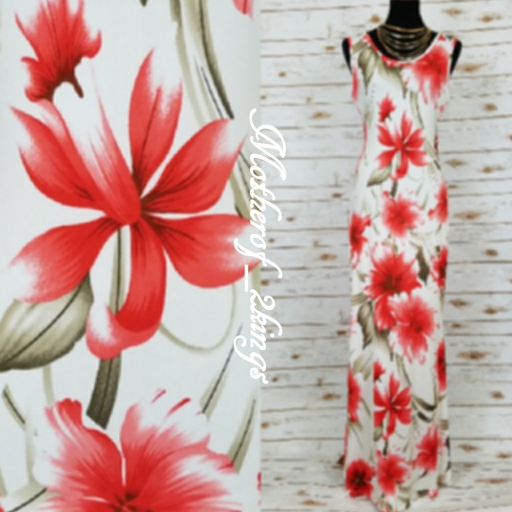 🔥LAST ONE🔥🌺 CORAL/ CREAM "DIAMOND BACK" MAXI - Picture 4 of 7