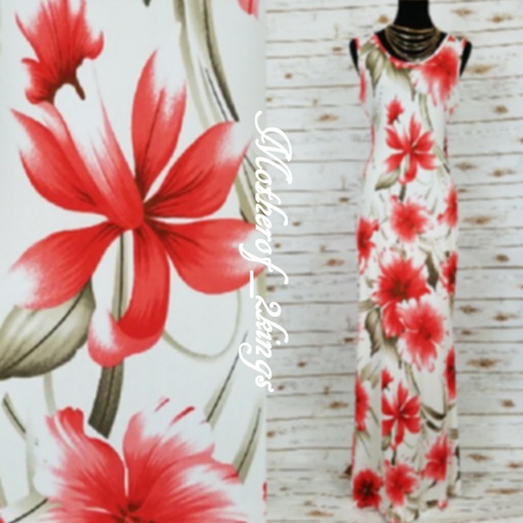 🔥LAST ONE🔥🌺 CORAL/ CREAM "DIAMOND BACK" MAXI - Picture 4 of 7